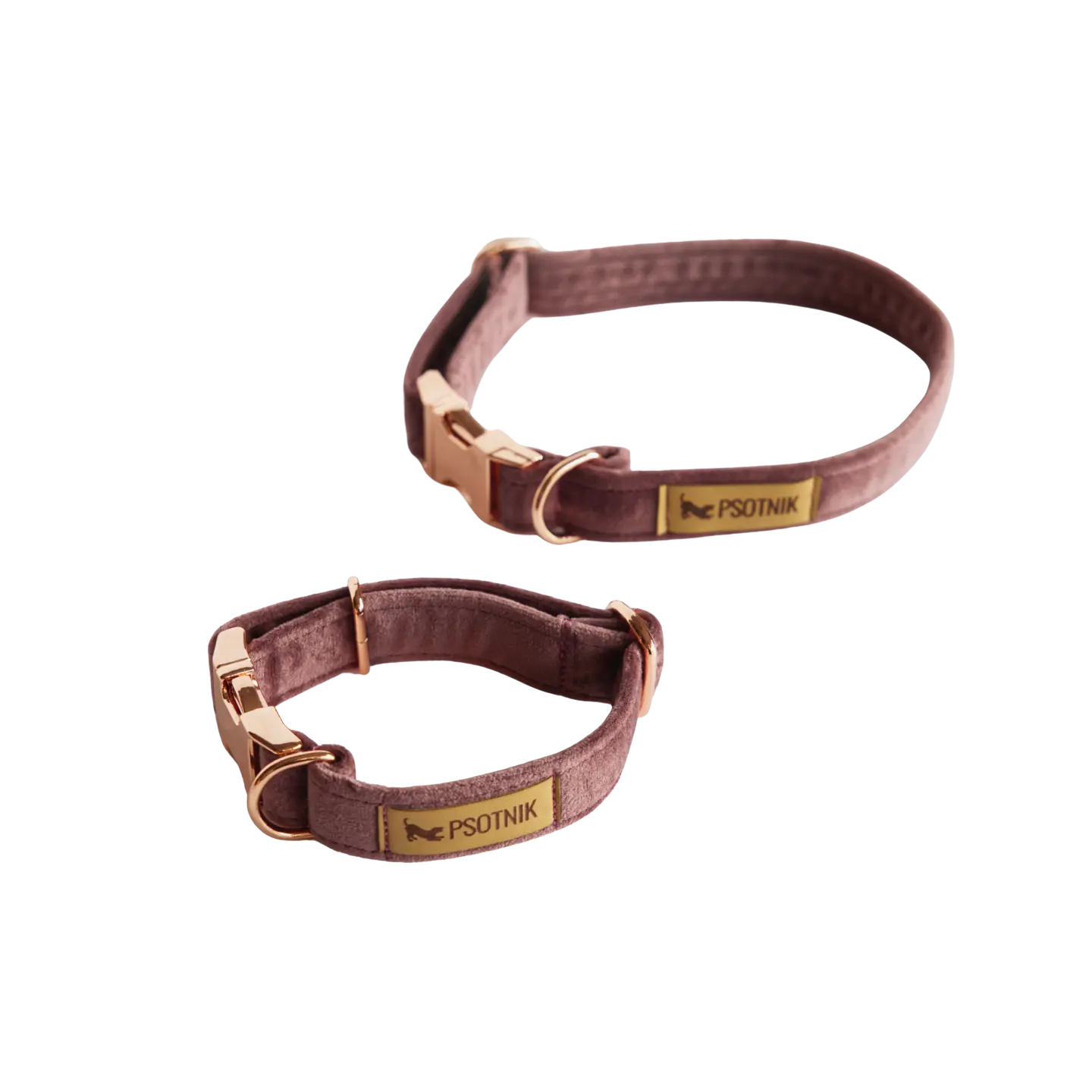 Obroża z klamrą Psotnik wrzos Psotnik