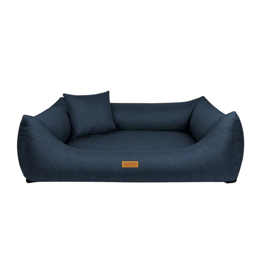 Legowisko dla psa i kota ortopedyczne niebieskie - MODENA BLUE DENZOO