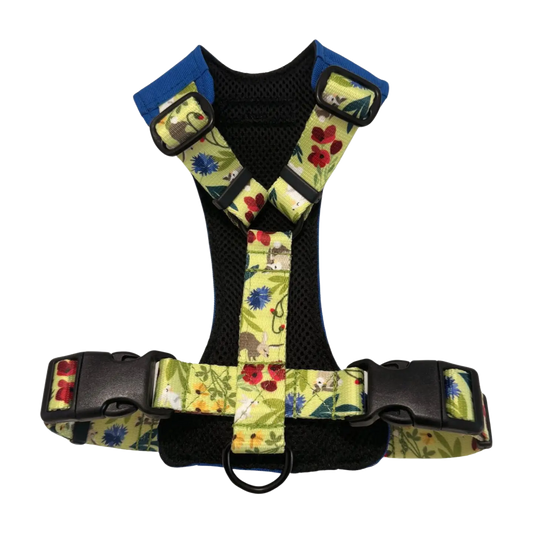 Szelki bezuciskowe Zające na łące psistań