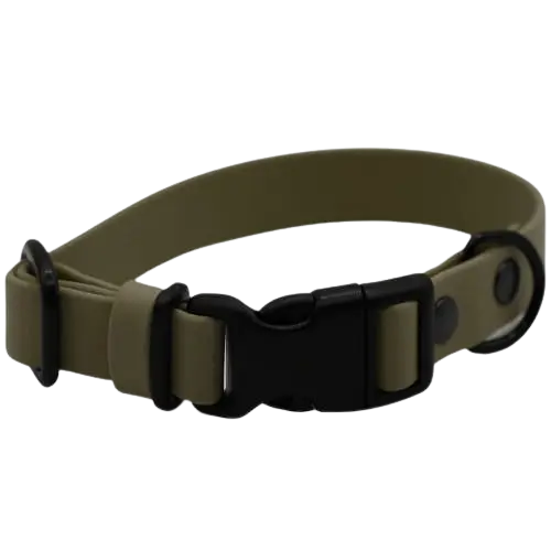 Obroża na klamrę BioThane Olive Drab Co Collar