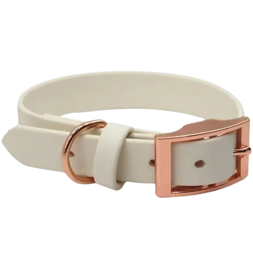 Obroża na sprzączkę BioThane Porcelain Beige Co Collar