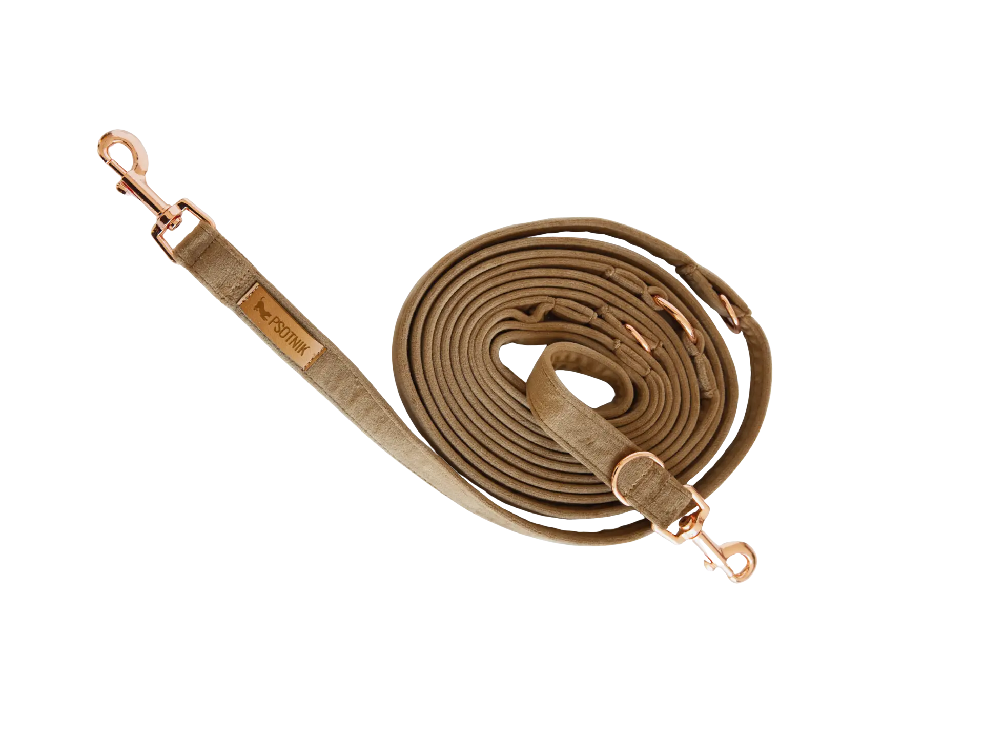 Smycz przepinana Brązowy Psotnik Psotnik