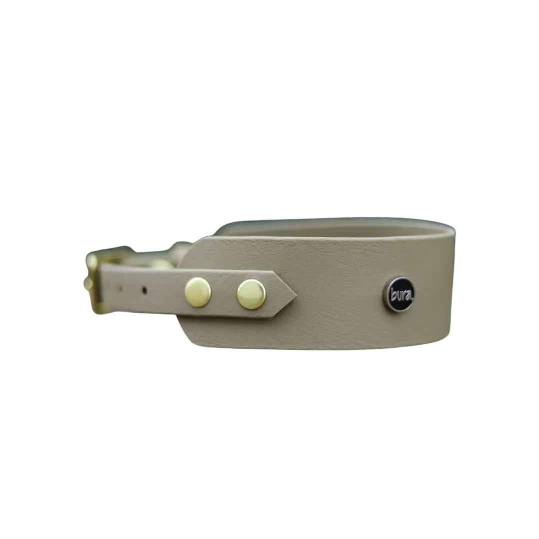 Obroża dla Charta na sprzączkę, PSIAkość / khaki BURA