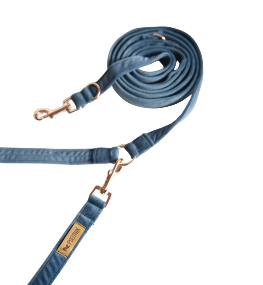 Smycz przepinana Niebieski Psotnik Psotnik