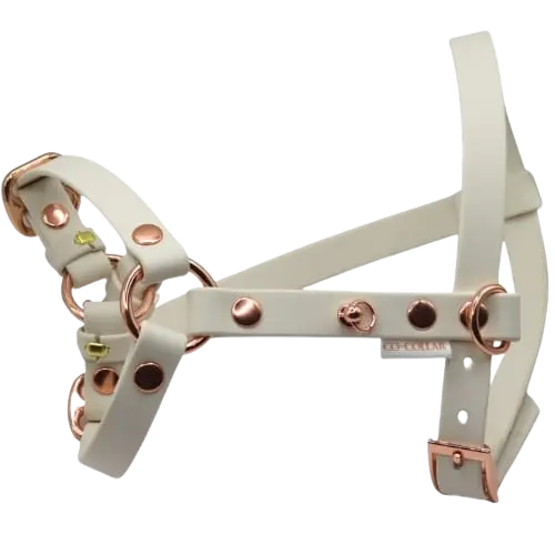 Szelki z regulacją BioThane Porcelain Beige Co Collar