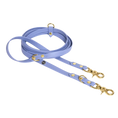 Załaduj obraz do przeglądarki galerii, Smycz przepinana multifunkcyjna z Biothane dla psa, niebiesko-lawendowy / Magic Paws BURA
