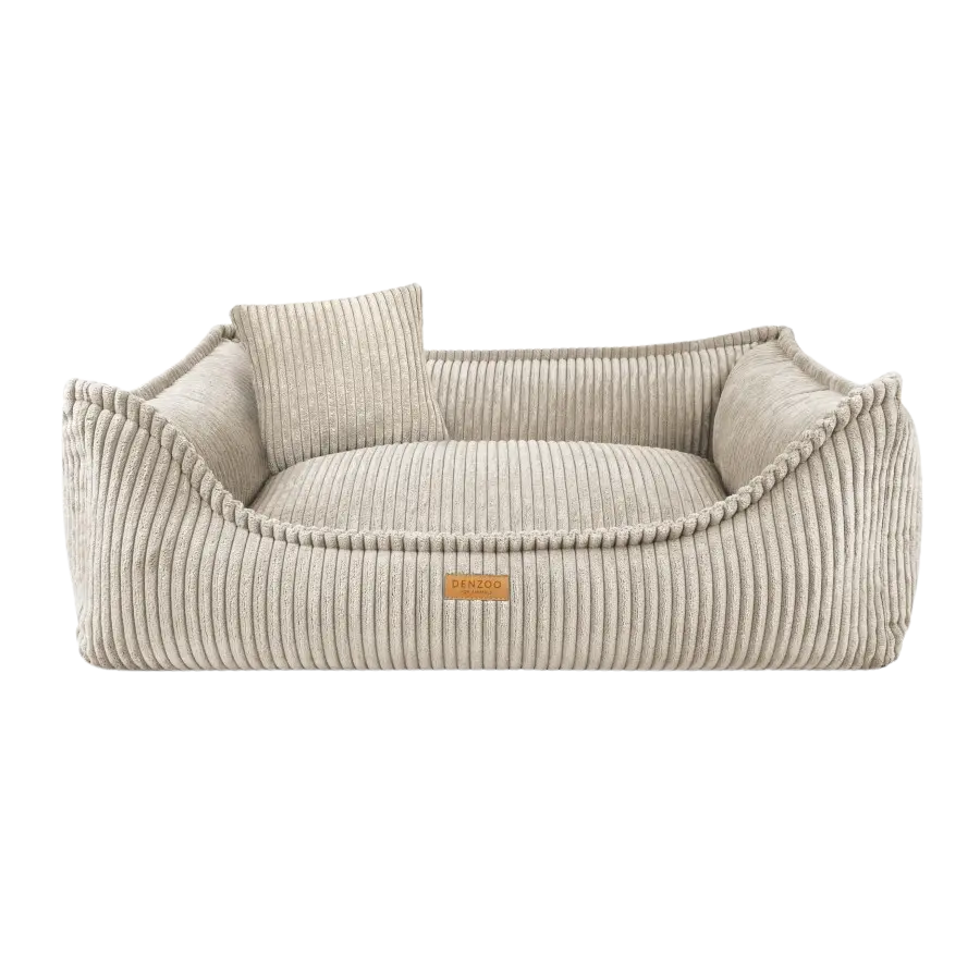 Legowisko premium dla psa i kota ortopedyczne beżowe - MILANO BEIGE DENZOO