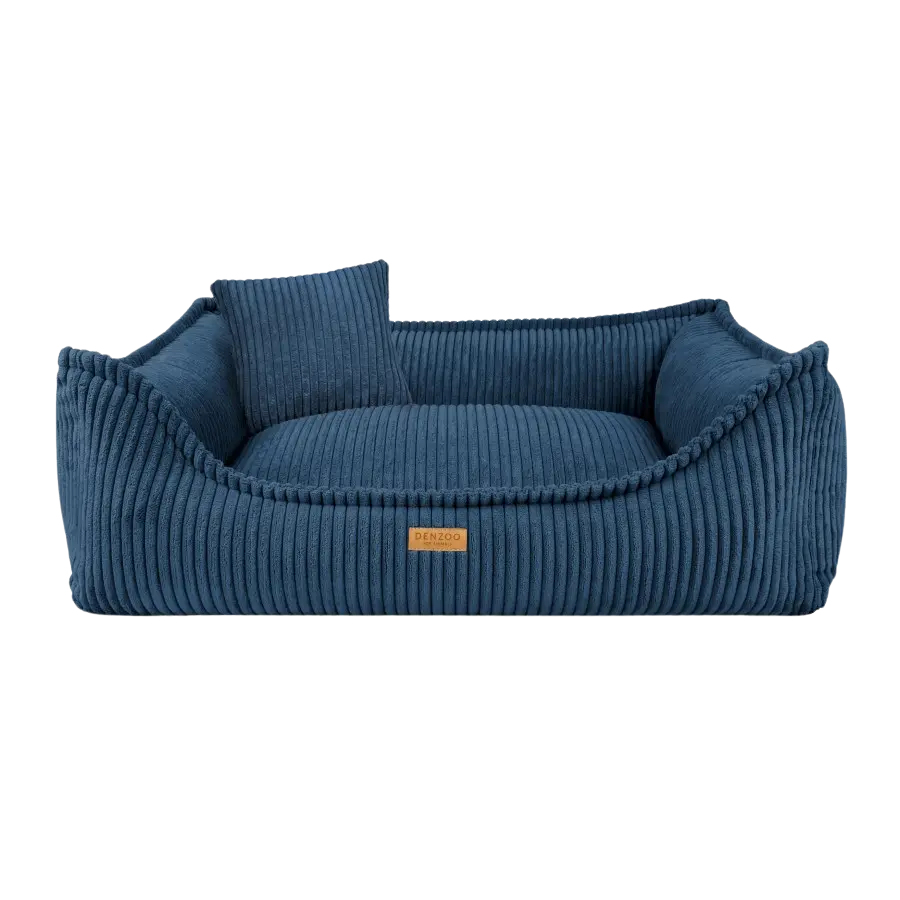 Legowisko premium dla psa i kota ortopedyczne granatowe - MILANO NAVY BLUE DENZOO
