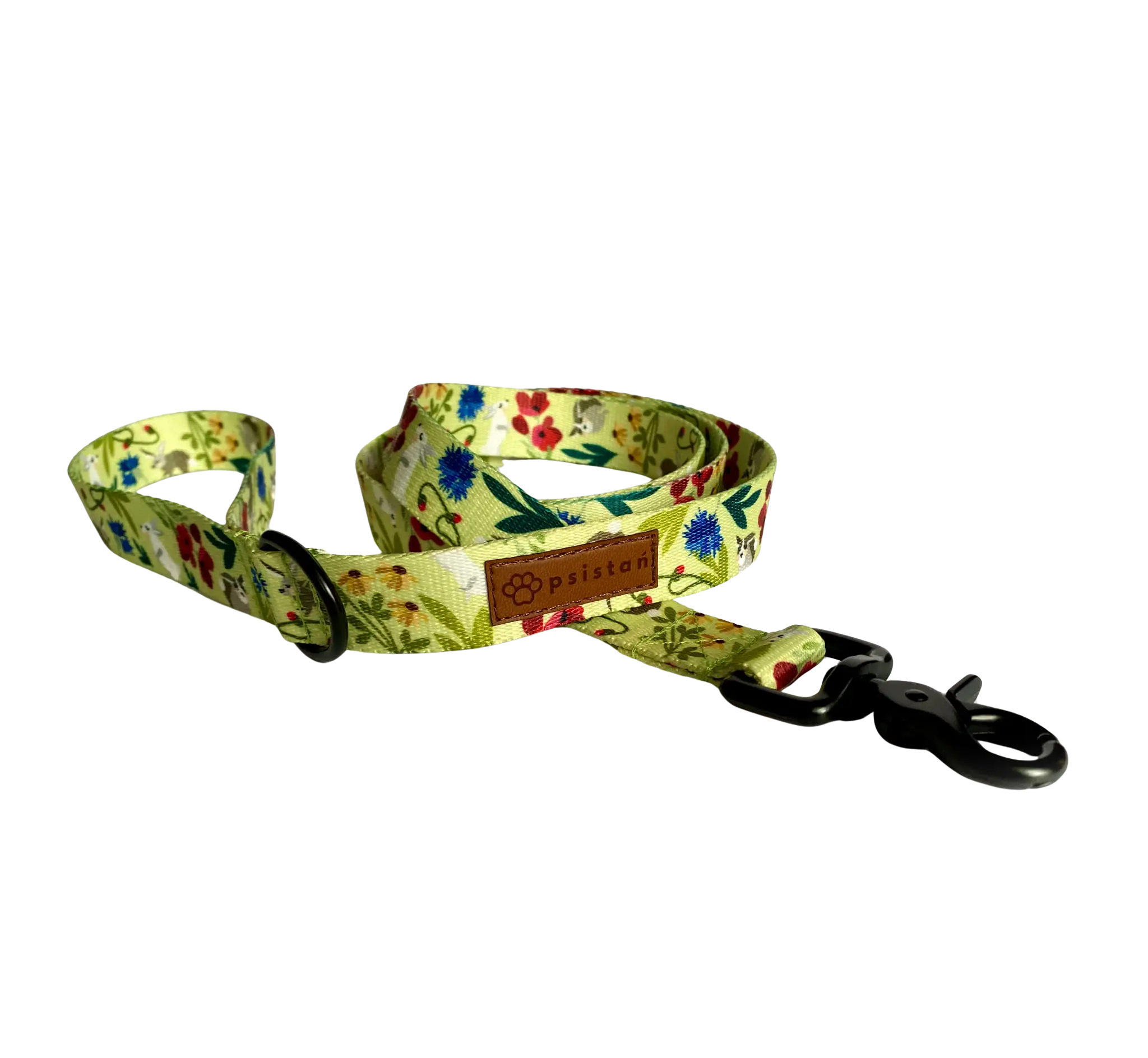 Smycz miejska Zające na łące psistań