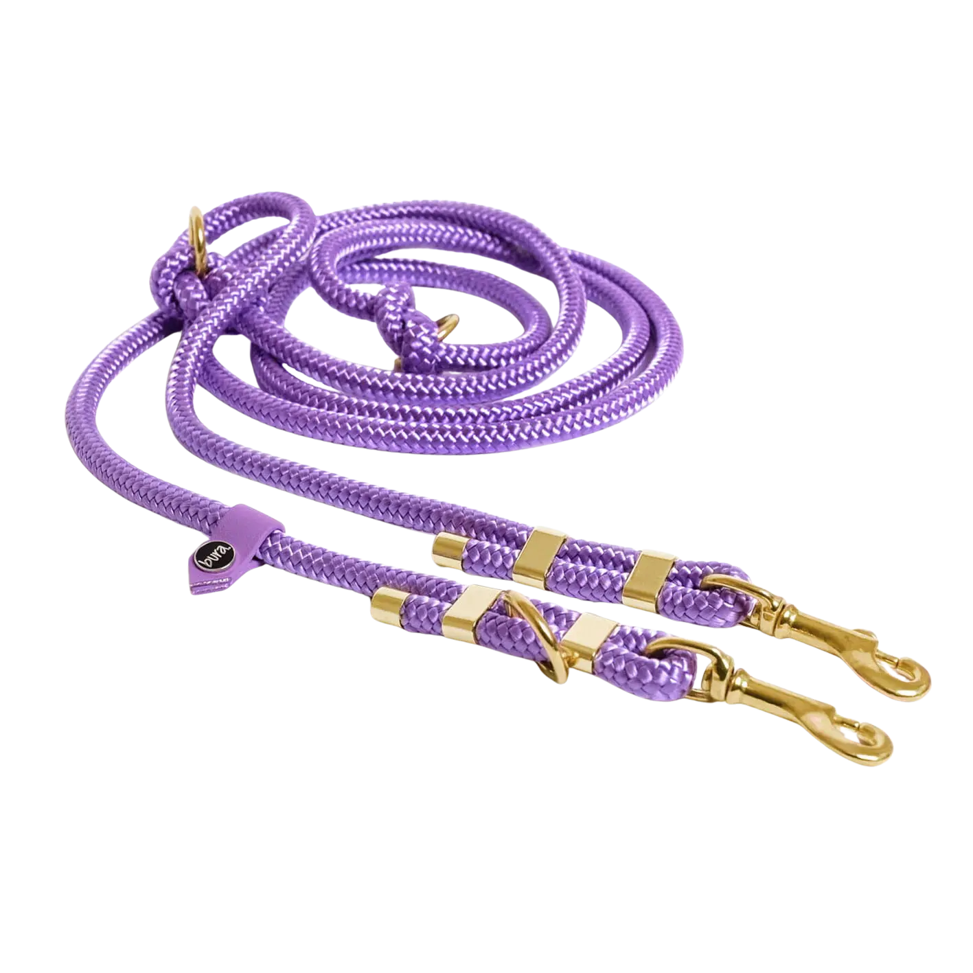 Smycz przepinana linowa dla psa, jasny fioletowy / FURRY tale BURA