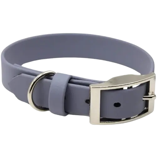 Obroża na sprzączkę BioThane Steel Grey Co Collar