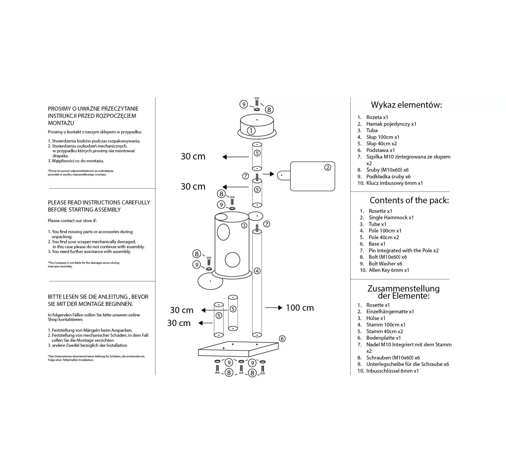 Drapak dla kota GATTO RUFI