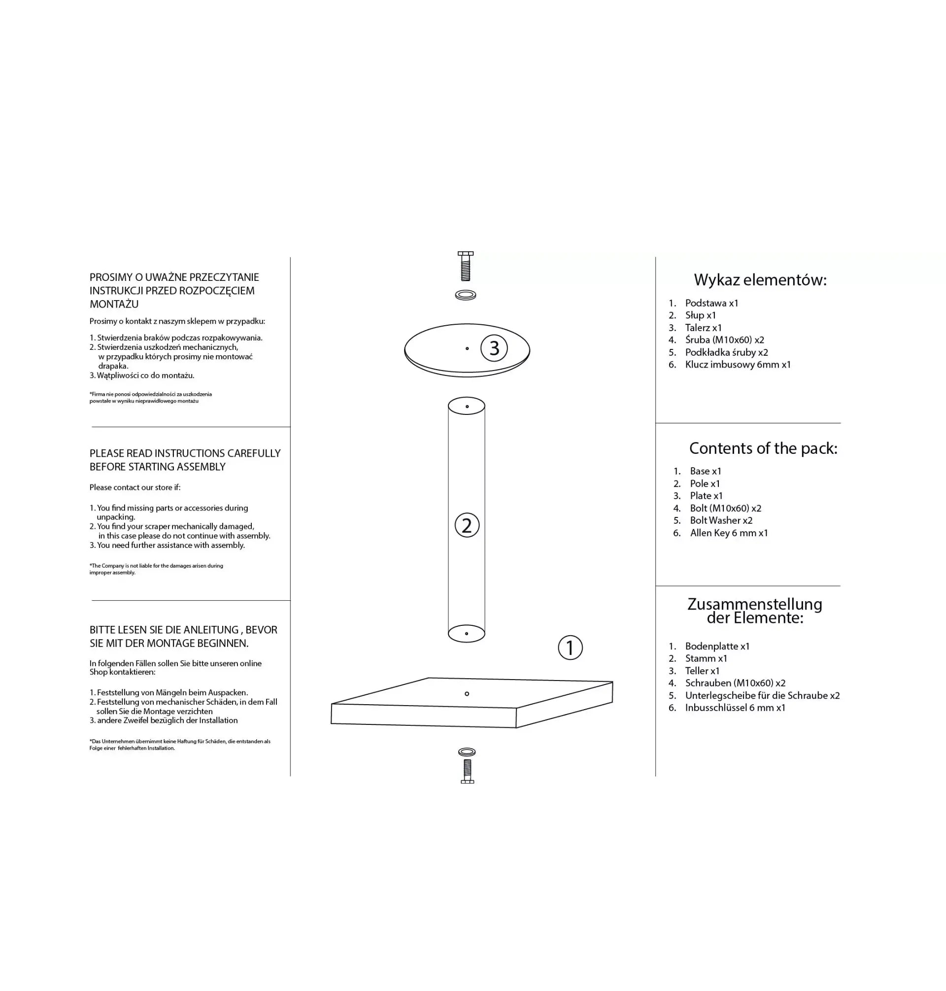 Drapak dla dużego kota SIMPLE MAX RUFI