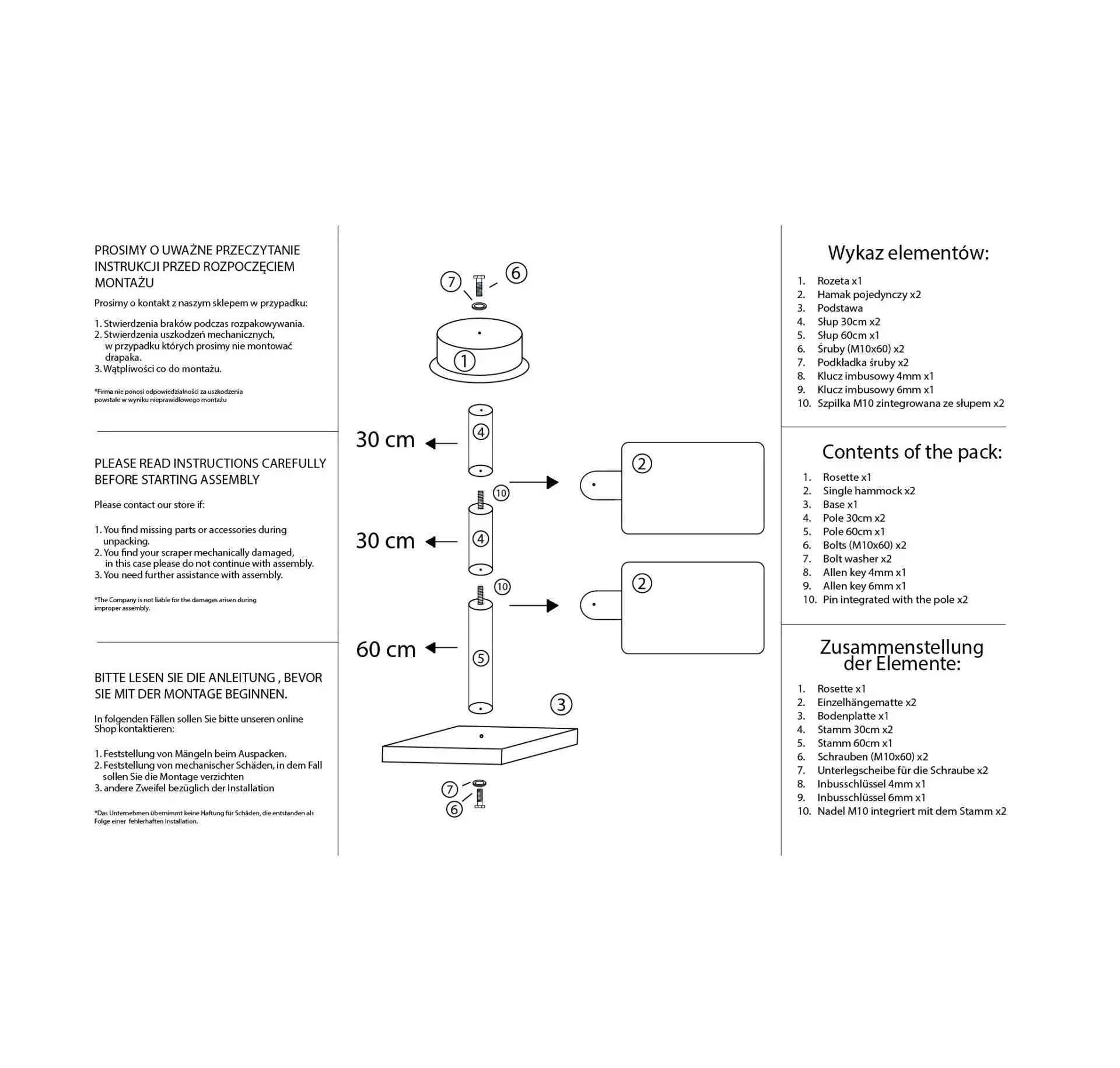 Drapak dla kota Sole Tower RUFI