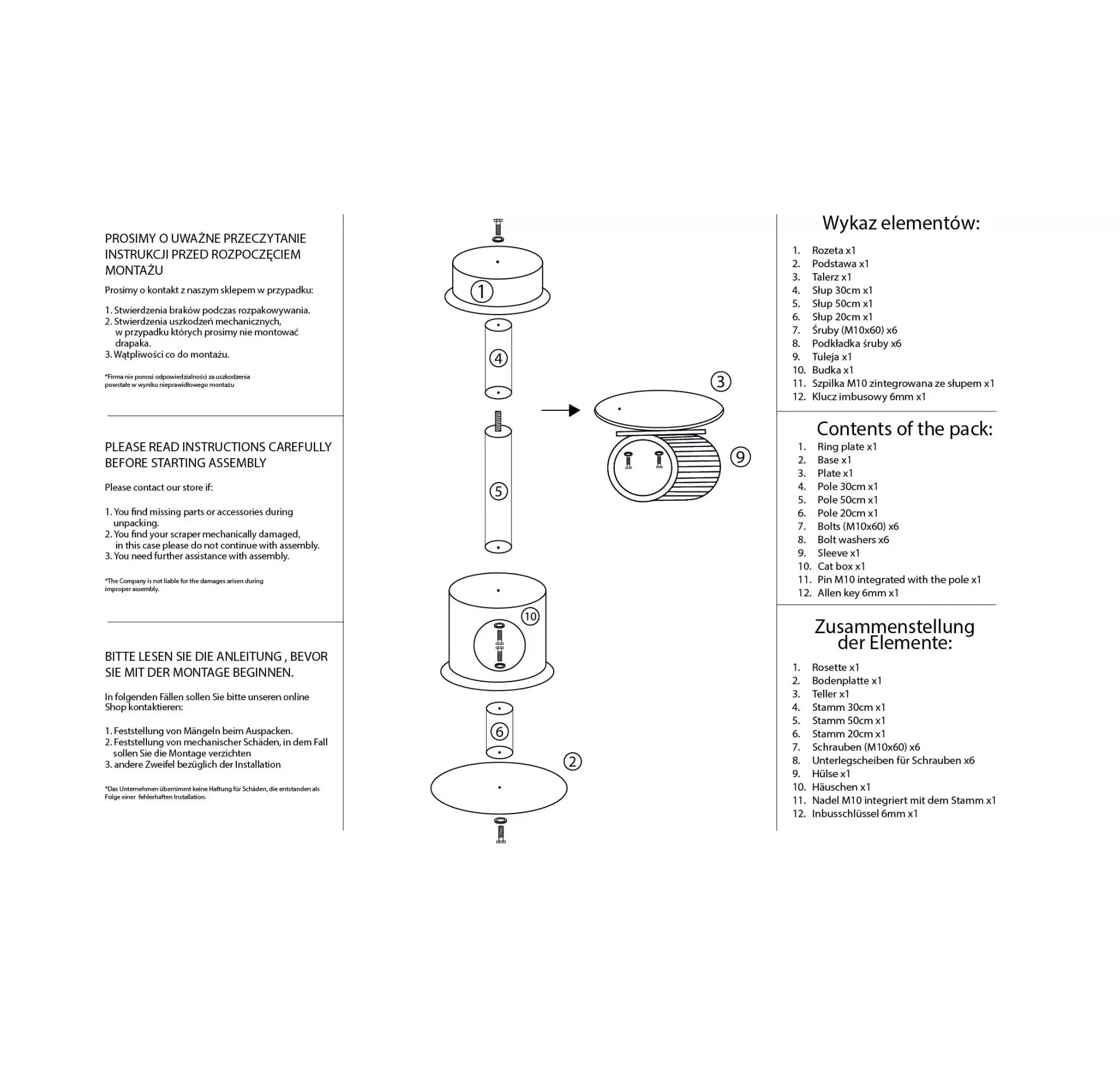 Drapak dla kota ALBERO RUFI