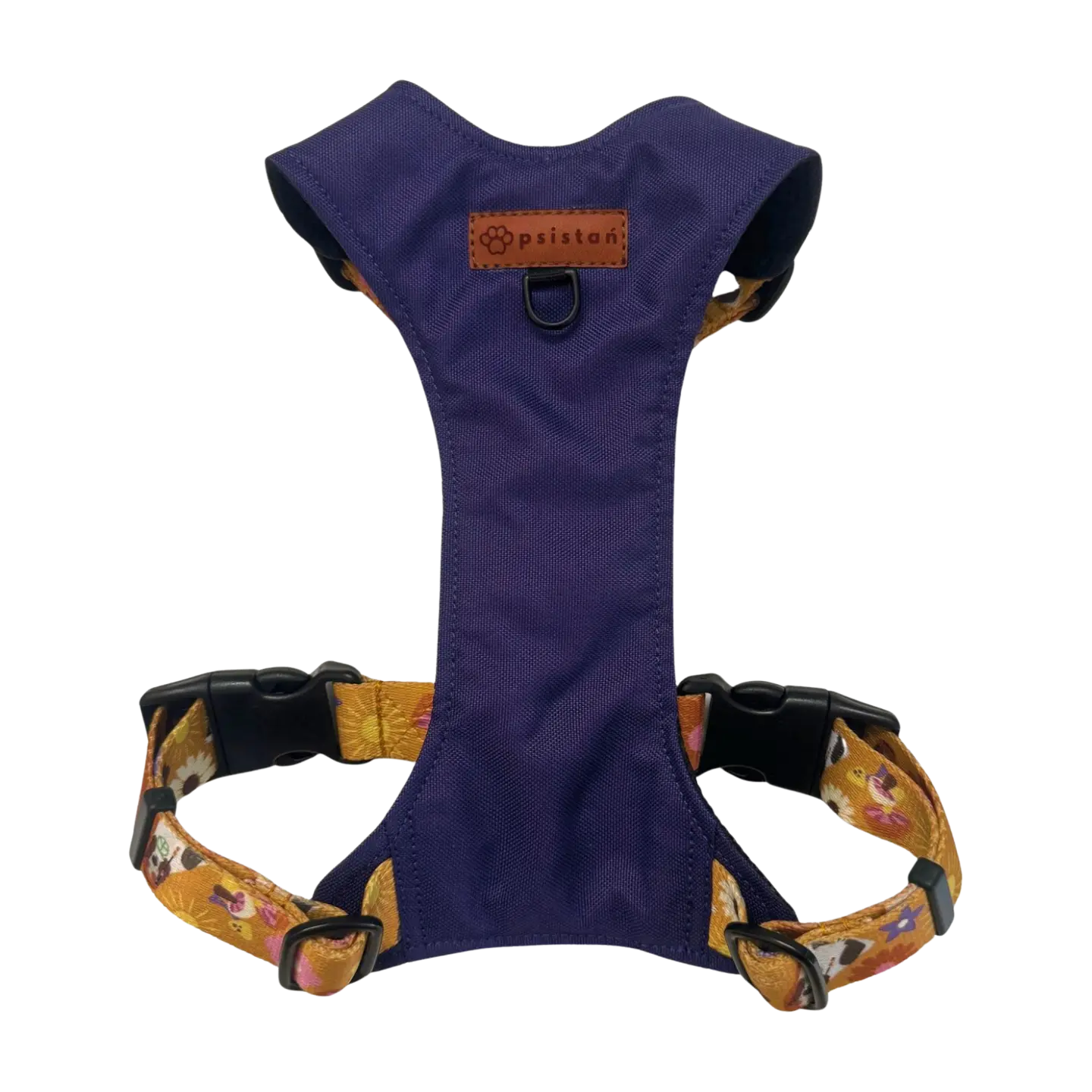 Szelki bezuciskowe Hippie - Miłość, Wolność, Psy psistań