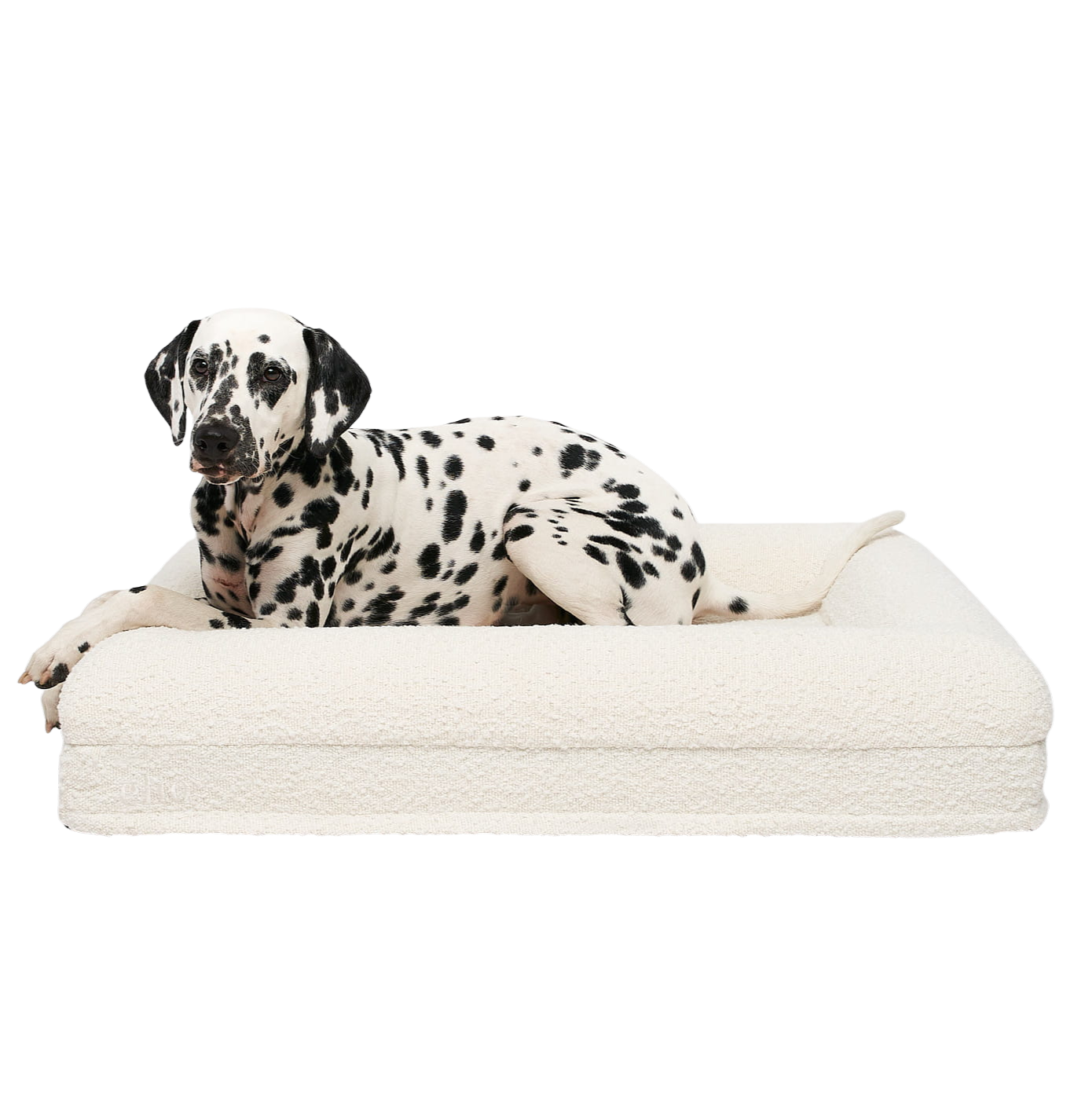 Premium boucle orthopedic bed MEDIUM