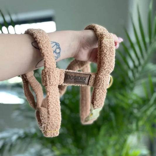 Szelki dla psa GUARD FUR brązowe DOGIDIGI