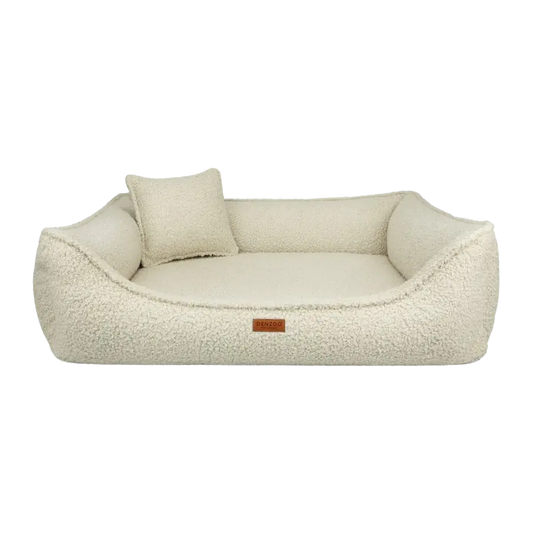 Legowisko premium dla psa i kota ortopedyczne beżowe - BELLUNO BEIGE DENZOO