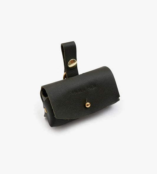 Etui na woreczki "Classy" w kolorze oliwkowym