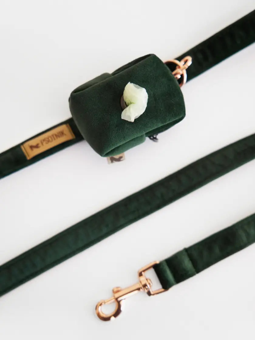 Etui na kupoworki butelkowa zieleń Psotnik