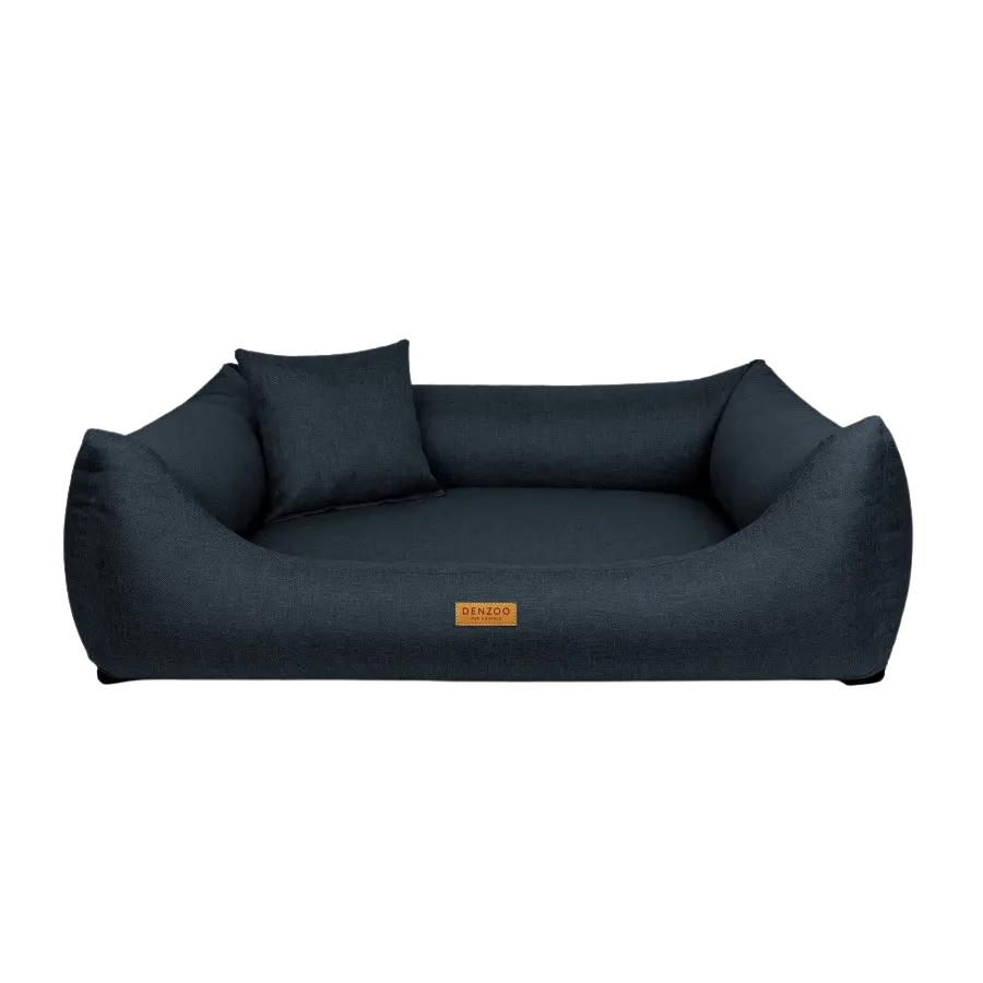 Legowisko dla psa i kota ortopedyczne granatowe - MODENA NAVY BLUE DENZOO