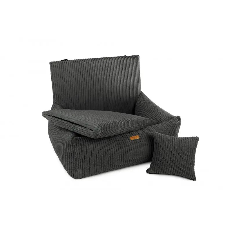 Fotelik samochodowy ciemnoszary - MILANO DARK GREY DENZOO