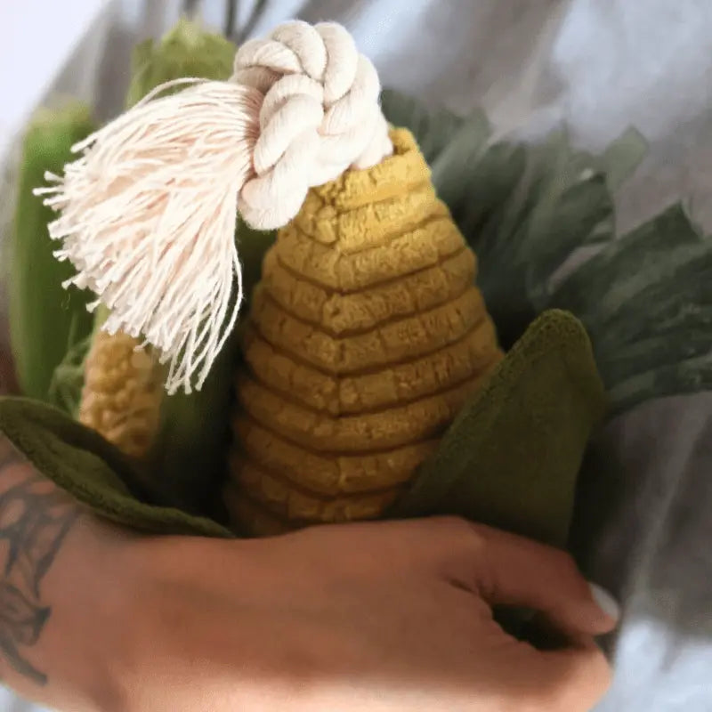 Zabawka węchowa – szarpak Kukurydza PAW DESIGN