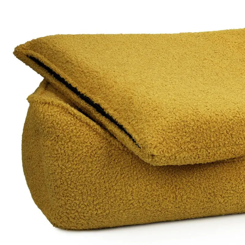 Legowisko premium dla psa i kota ortopedyczne musztardowe - BELLUNO MUSTARD DENZOO