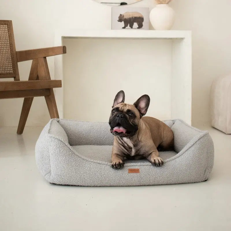 Legowisko premium dla psa i kota ortopedyczne szare - BELLUNO GREY DENZOO