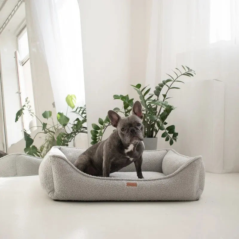 Legowisko premium dla psa i kota ortopedyczne szare - BELLUNO GREY DENZOO