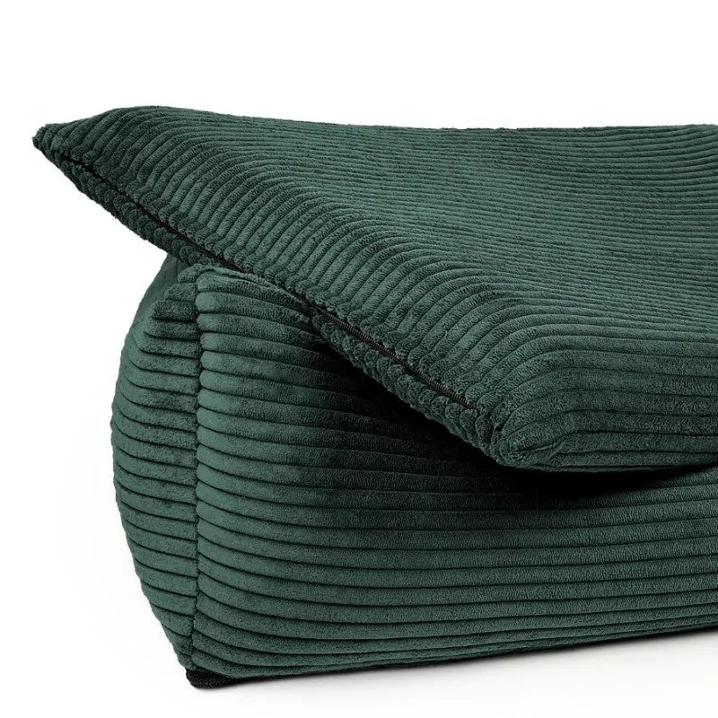 Legowisko dla psa i kota z materacem ortopedycznym butelkowa zieleń - RIMINI BOTTLE-GREEN DENZOO