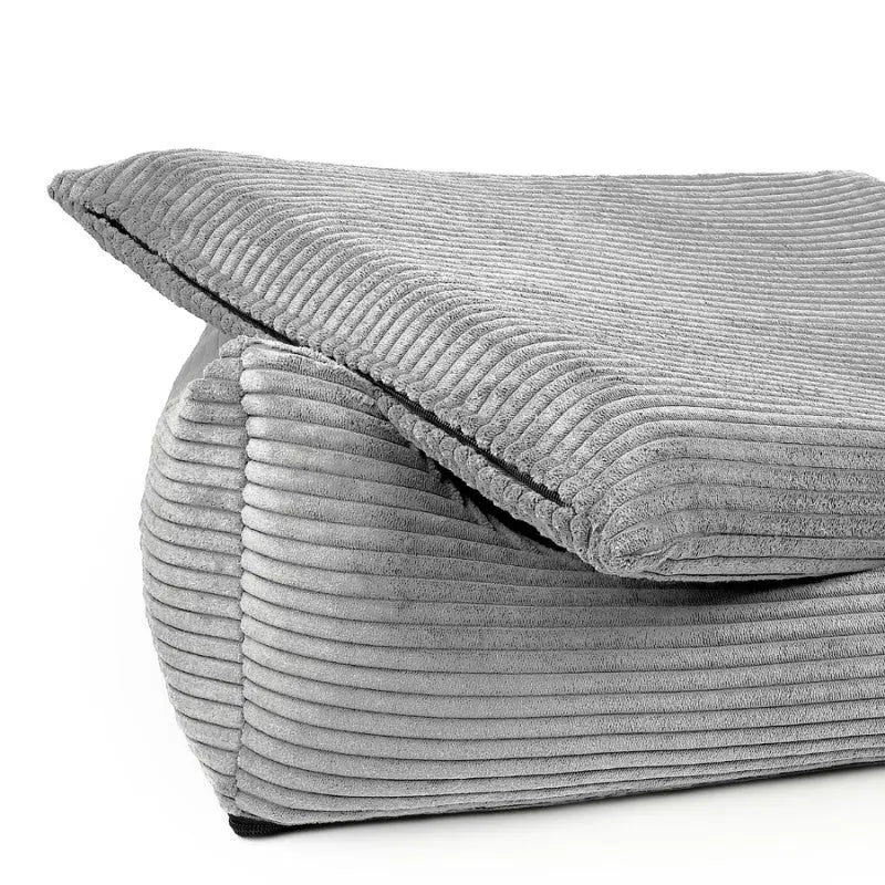 Legowisko dla psa i kota z materacem ortopedycznym szare - RIMINI GREY DENZOO