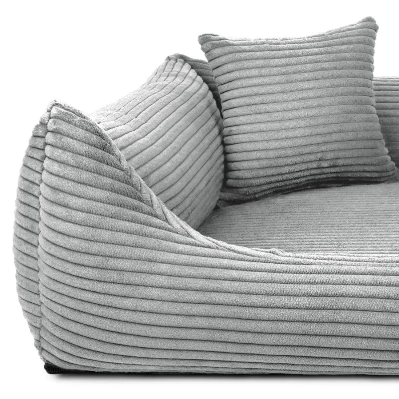 Legowisko dla psa i kota z materacem ortopedycznym szare - RIMINI GREY DENZOO