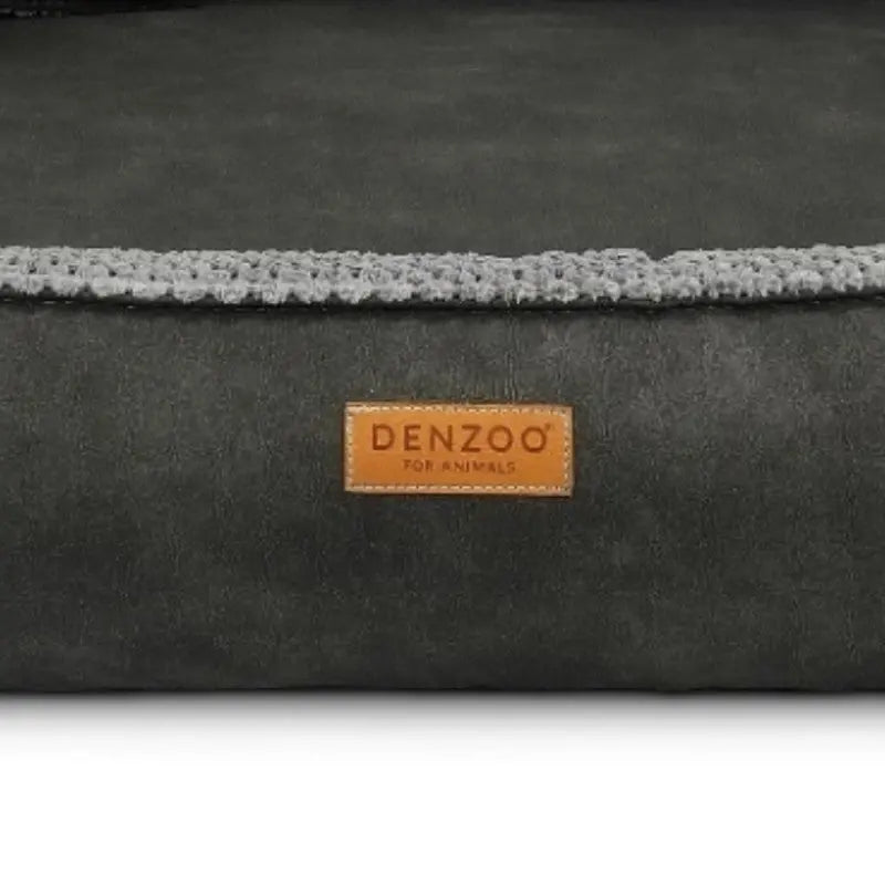 Legowisko dla psa i kota z materacem ortopedycznym ciemno szare - ANCONA DARK GREY DENZOO