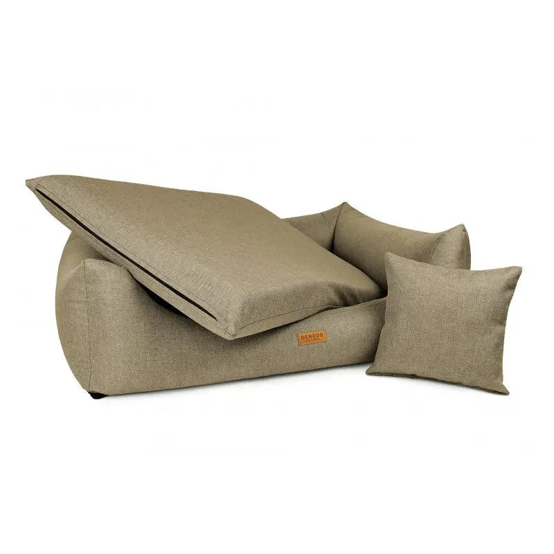 Legowisko dla psa i kota ortopedyczne beżowe - MODENA BEIGE DENZOO