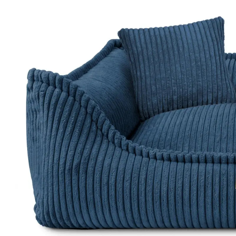 Legowisko premium dla psa i kota ortopedyczne granatowe - MILANO NAVY BLUE DENZOO