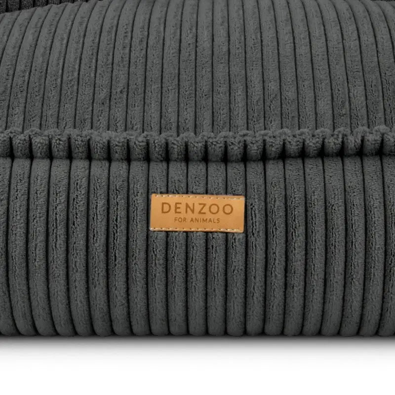 Legowisko premium dla psa i kota ortopedyczne ciemno szare - MILANO DARK GREY DENZOO