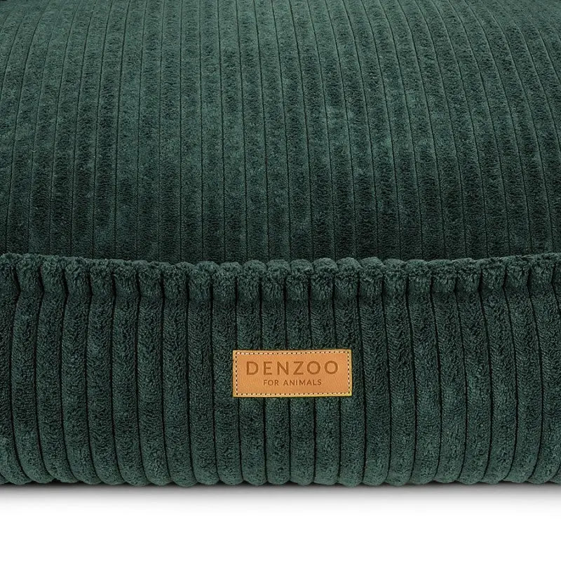 Legowisko premium dla psa i kota ortopedyczne butelkowa zieleń - MILANO BOTTLE-GREEN DENZOO