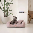 Załaduj obraz do przeglądarki galerii, Legowisko premium dla psa i kota ortopedyczne pudrowy róż- MILANO ROSE DENZOO
