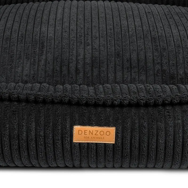 Legowisko premium dla psa i kota ortopedyczne czarne - MILANO BLACK DENZOO