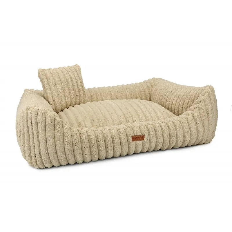 Legowisko premium dla psa i kota ortopedyczne beżowe - PALERMO BEIGE DENZOO