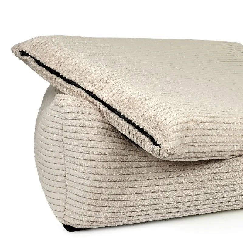 Legowisko dla psa i kota z materacem ortopedycznym beżowe - RIMINI BEIGE DENZOO