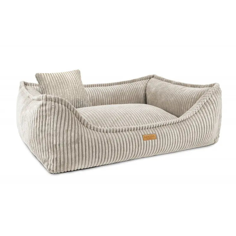 Legowisko premium dla psa i kota ortopedyczne beżowe - MILANO BEIGE DENZOO