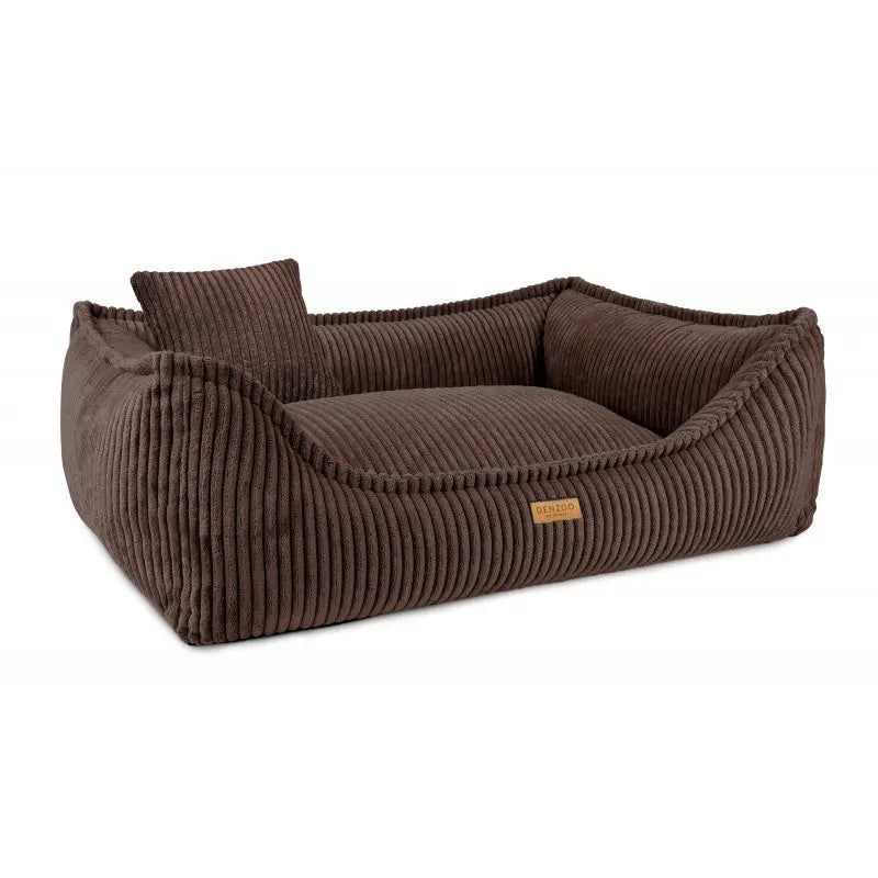 Legowisko premium dla psa i kota ortopedyczne brązowe - MILANO BROWN DENZOO