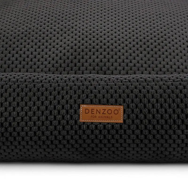 Legowisko dla psa i kota ortopedyczne czarne - PRATO BLACK DENZOO