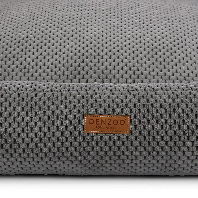Legowisko dla psa i kota ortopedyczne ciemno szare - PRATO DARK GREY DENZOO