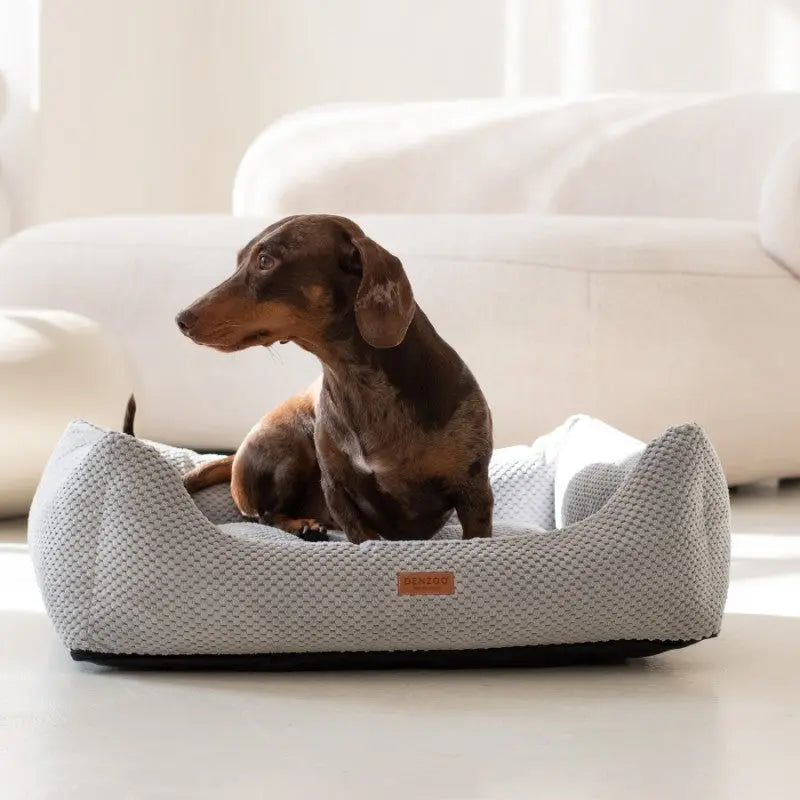 Legowisko dla psa i kota ortopedyczne szare - PRATO GREY DENZOO