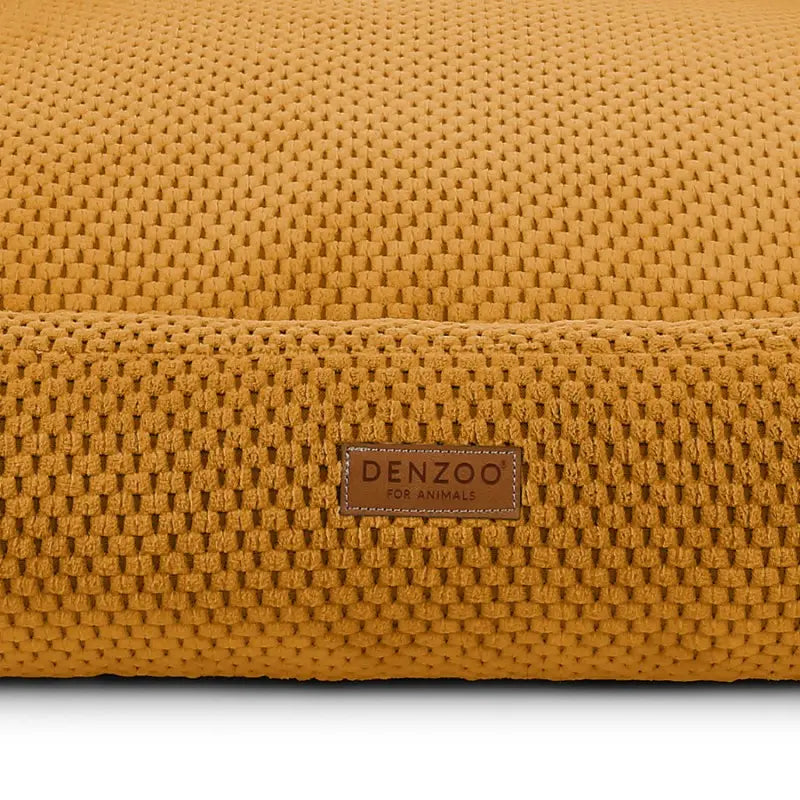 Legowisko dla psa i kota ortopedyczne musztardowe - PRATO MUSTARD DENZOO