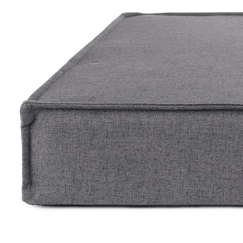 MATERAC dla psa i kota ortopedyczny ciemnoszary - ROMA DARK GREY DENZOO